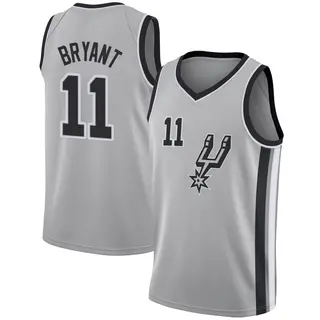 Men's Carter Bryant San Antonio Spurs Nike Swingman Silver Jersey - Statement Edition