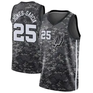 Men's David Jones-Garcia San Antonio Spurs Nike Swingman Black Jersey - City Edition