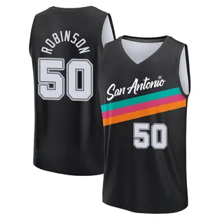 Men's David Robinson San Antonio Spurs Fast Break Black 2025/26 City Edition Jersey