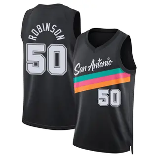 Men's David Robinson San Antonio Spurs Nike Swingman Black 2025/26 City Edition Jersey