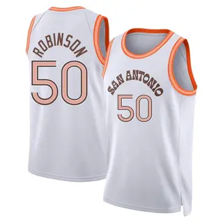 Men's David Robinson San Antonio Spurs Nike Swingman White 2023/24 City Edition Jersey