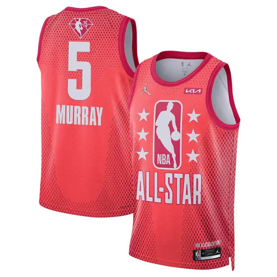 Big & Tall Men's Dejounte Murray San Antonio Spurs Jordan Brand Swingman  Maroon 2022 All-Star Game Jersey