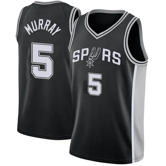 Big & Tall Men's Dejounte Murray San Antonio Spurs Nike Swingman Black ...