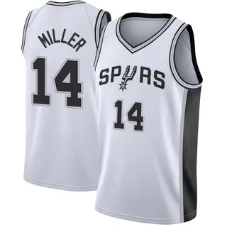 Men's Emanuel Miller San Antonio Spurs Fanatics Branded Fast Break White Jersey - Association Edition
