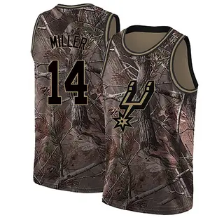 Men's Emanuel Miller San Antonio Spurs Nike Swingman Camo Realtree Collection Jersey