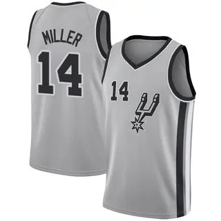 Men's Emanuel Miller San Antonio Spurs Nike Swingman Silver Jersey - Statement Edition