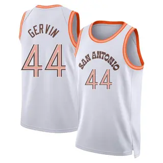Men's George Gervin San Antonio Spurs Nike Swingman White 2023/24 City Edition Jersey