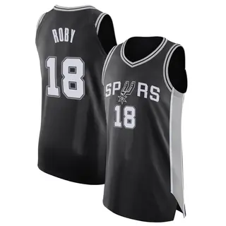 Men's Isaiah Roby San Antonio Spurs Nike Authentic Black Jersey - Icon Edition