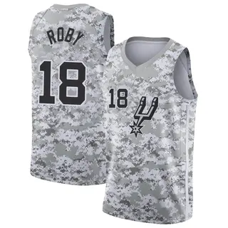 Men's Isaiah Roby San Antonio Spurs Nike Swingman White 2018/19 Jersey - Earned Edition