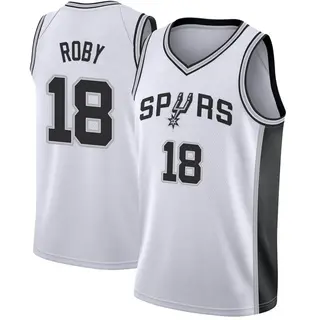 Men's Isaiah Roby San Antonio Spurs Nike Swingman White Jersey - Association Edition