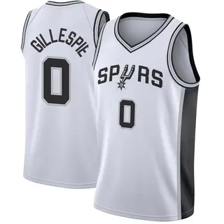 Men's Ja'Kobi Gillespie San Antonio Spurs Fanatics Branded Fast Break White Jersey - Association Edition