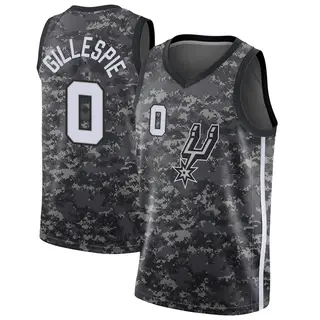 Men's Ja'Kobi Gillespie San Antonio Spurs Nike Swingman Black Jersey - City Edition