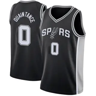 Men's Jayden Quaintance San Antonio Spurs Nike Swingman Black Jersey - Icon Edition