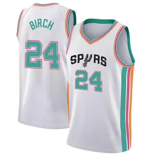 Men's Khem Birch San Antonio Spurs Nike Swingman White 2021/22 City Edition Jersey