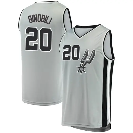 san antonio spurs grey jersey
