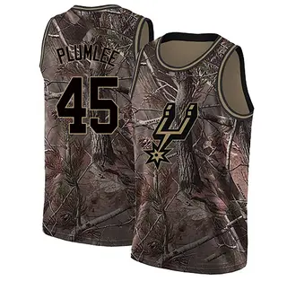 Men's Mason Plumlee San Antonio Spurs Nike Swingman Camo Realtree Collection Jersey