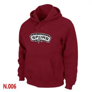 Men's San Antonio Spurs Red Pullover Hoodie -