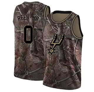 Men's Tarris Reed Jr. San Antonio Spurs Nike Swingman Camo Realtree Collection Jersey