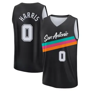 Men's Tobias Harris San Antonio Spurs Fast Break Black 2025/26 City Edition Jersey