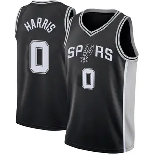 Men's Tobias Harris San Antonio Spurs Nike Swingman Black Jersey - Icon Edition
