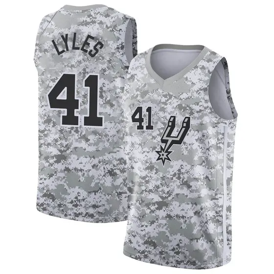 Big & Tall Men's Trey Lyles San Antonio Spurs Nike ...