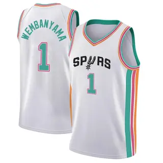 Men's Victor Wembanyama San Antonio Spurs Swingman White 2021/22 City Edition Jersey