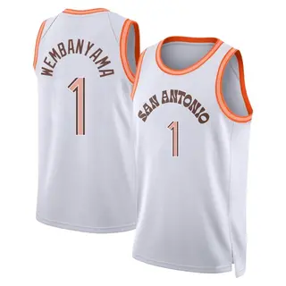 Men's Victor Wembanyama San Antonio Spurs Nike Swingman White 2023/24 City Edition Jersey