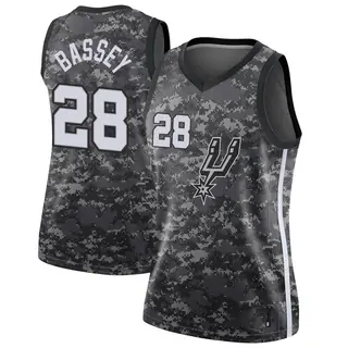 Women's Charles Bassey San Antonio Spurs Nike Swingman Black Jersey - City Edition