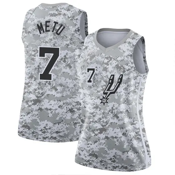 Women's Chimezie Metu San Antonio Spurs Nike Swingman ...