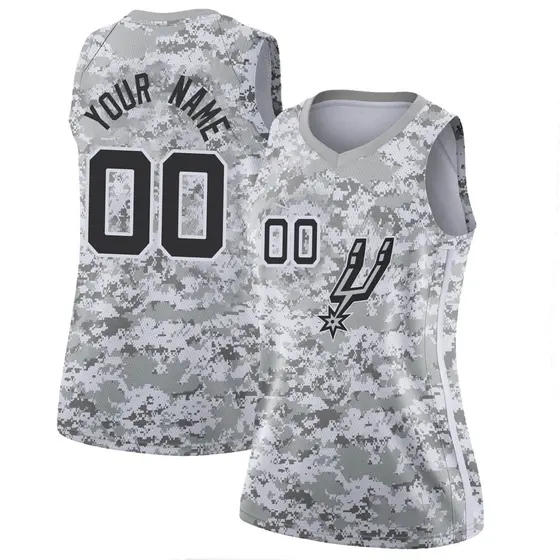 Women's Custom San Antonio Spurs Nike Swingman White Jersey