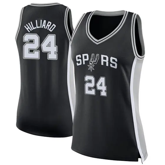 san antonio spurs black jersey