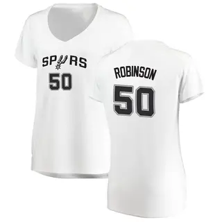 Women's David Robinson San Antonio Spurs Fanatics Branded Fast Break White Jersey - Association Edition