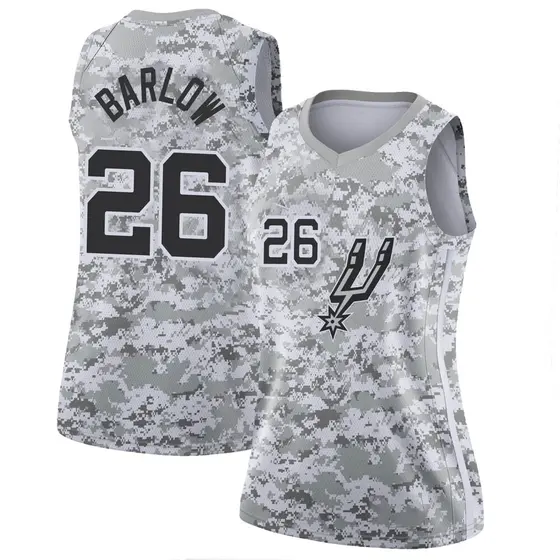 San Antonio Spurs Men's Nike Statement Edition Dominick Barlow Swingman Jersey