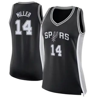 Women's Emanuel Miller San Antonio Spurs Nike Swingman Black Jersey - Icon Edition