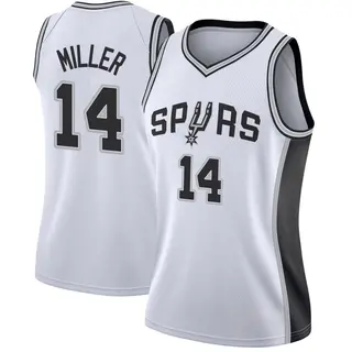 Women's Emanuel Miller San Antonio Spurs Nike Swingman White Jersey - Association Edition