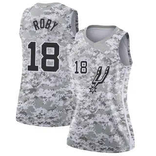 Women's Isaiah Roby San Antonio Spurs Nike Swingman White 2018/19 Jersey - Earned Edition