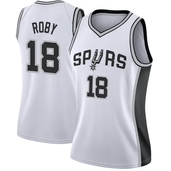 Women's Isaiah Roby San Antonio Spurs Nike Swingman White Jersey - Association Edition