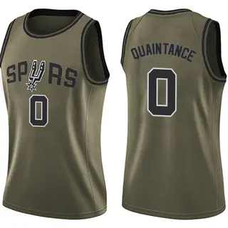 Women's Jayden Quaintance San Antonio Spurs Nike Swingman Green Salute to Service Jersey