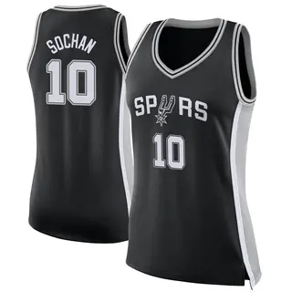 Women's Jeremy Sochan San Antonio Spurs Nike Swingman Black Jersey - Icon Edition