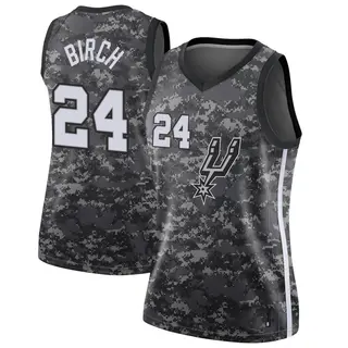 Women's Khem Birch San Antonio Spurs Nike Swingman Black Jersey - City Edition