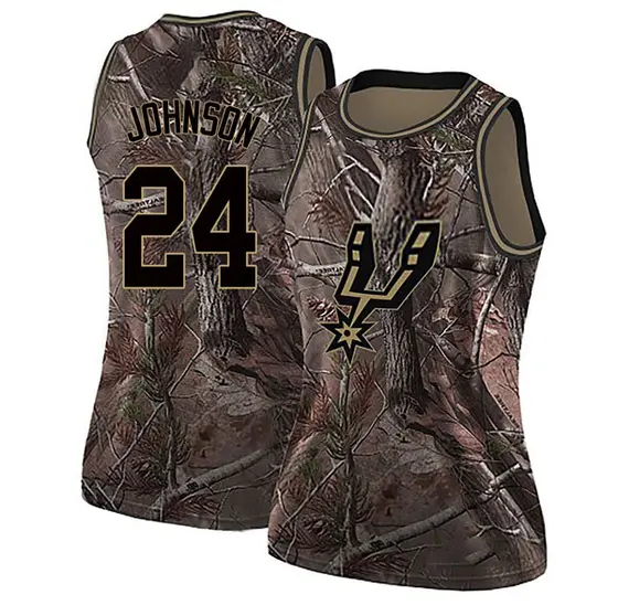 Women's Nick Johnson San Antonio Spurs Nike Swingman Camo ...