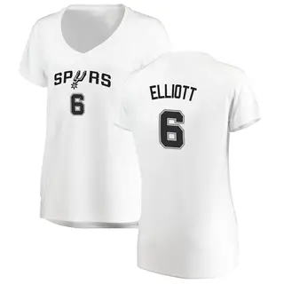 Women's Sean Elliott San Antonio Spurs Fanatics Branded White Fast Break Jersey - Association Edition