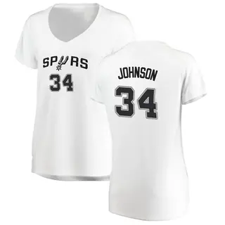Women's Stanley Johnson San Antonio Spurs Fanatics Branded Fast Break White Jersey - Association Edition