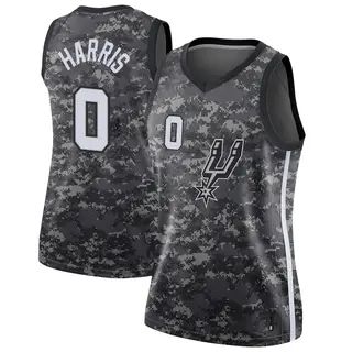 Women's Tobias Harris San Antonio Spurs Nike Swingman Black Jersey - City Edition