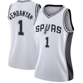 Women's Victor Wembanyama San Antonio Spurs Swingman White Jersey - Association Edition