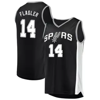 Youth Adam Flagler San Antonio Spurs Fanatics Branded Fast Break Black Jersey - Icon Edition