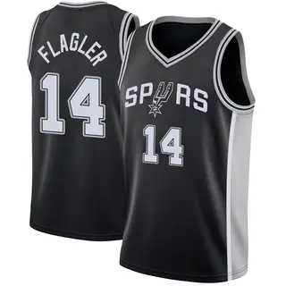 Youth Adam Flagler San Antonio Spurs Nike Swingman Black Jersey - Icon Edition