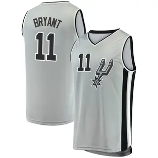 Youth Carter Bryant San Antonio Spurs Fanatics Branded Fast Break Silver Jersey - Statement Edition