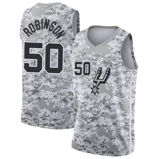 Youth David Robinson San Antonio Spurs Nike Swingman White 2018/19 Jersey - Earned Edition