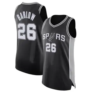 Youth Dominick Barlow San Antonio Spurs Nike Authentic Black Jersey - Icon Edition